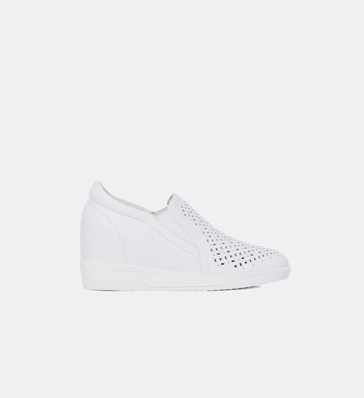 Diamond Pattern Slip-on Sneakers
