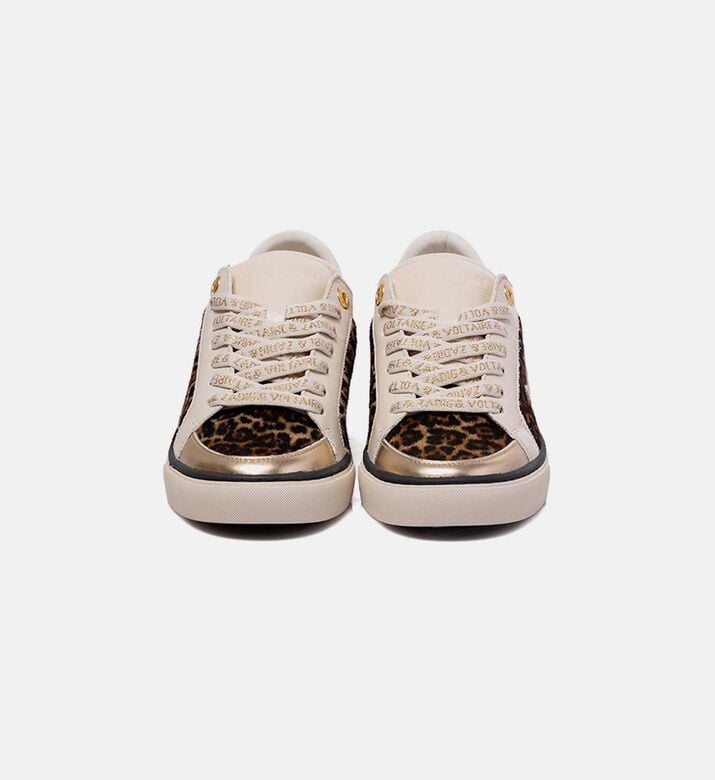 Fly On Low-top Leopard-print Trainers